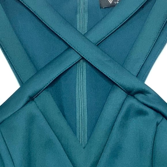 Guess Dark Teal Cut-Out Dress - Picture 7 of 10